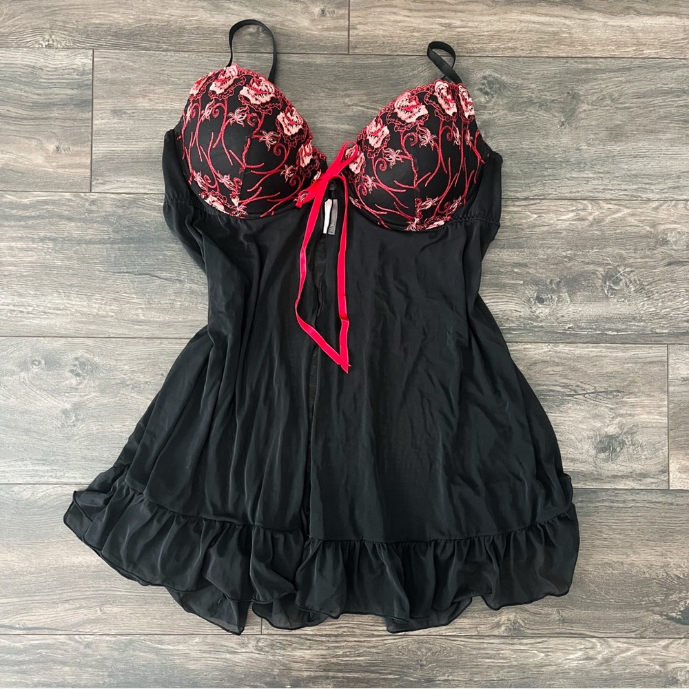 Inner Secrets Mesh Babydoll Lingerie